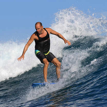 Philip — surfing the north coast